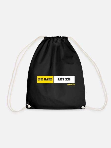 I have been having shares - Drawstring Bag - black