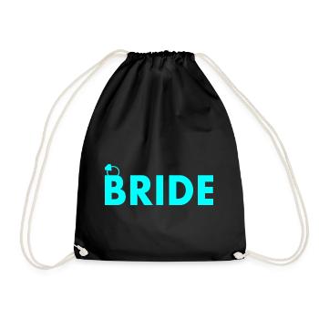 Bride - Turnbeutel - Schwarz - Vorne