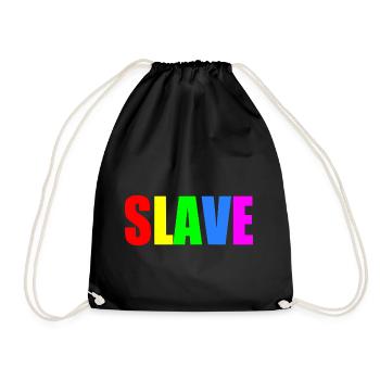 Slave - Drawstring Bag - black - Front