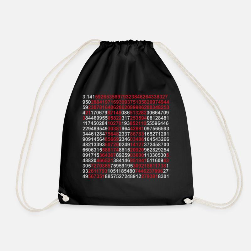 Pi - Turnbeutel - Schwarz
