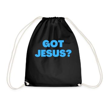 Got Jesus - Citations chrétiennes - Sac de sport léger - noir - Devant