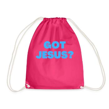 Got Jesus - Citations chrétiennes - Sac de sport léger - fuchsia - Devant