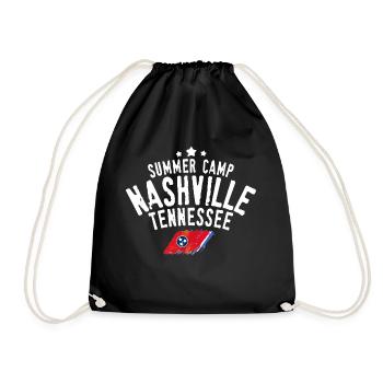 Summer day camp Allentown PA YMCA - Drawstring Bag - black - Front