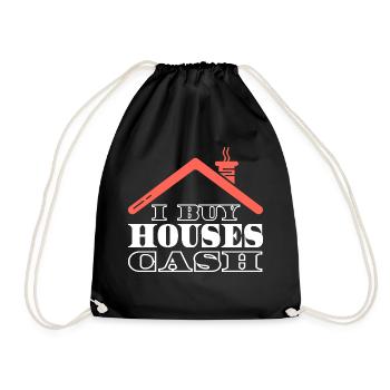J’achète des maisons au comptant Investisseur immobilier - Sac de sport léger - noir - Devant
