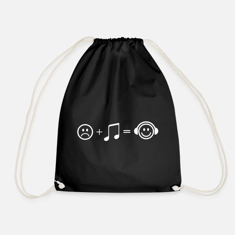 Happy Musician - Turnbeutel - Schwarz