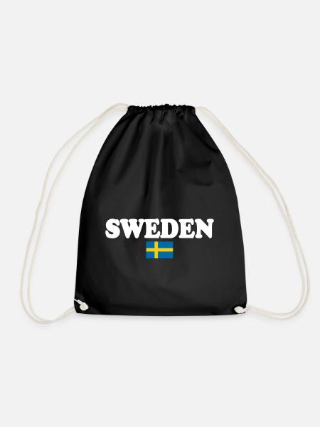 Suède - Sac de sport léger - noir