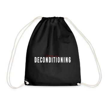keep on DECONDITIONING - Human Design - Turnbeutel - Schwarz - Vorne