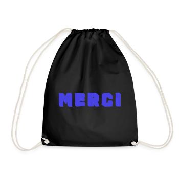 MERCI. MAÎTRESSE. MAÎTRE. MERCI MAÎTRESSE - Sac de sport léger - noir - Devant