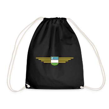 Uzbekistan T-Shirt – Pride and Culture - Drawstring Bag - black - Front