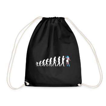 Transgender evolution - Drawstring Bag - black - Front