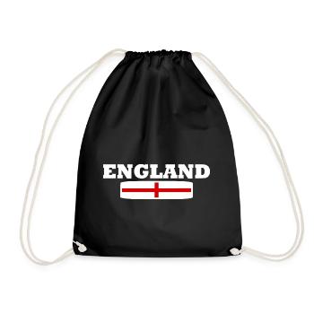 England - Turnbeutel - Schwarz - Vorne