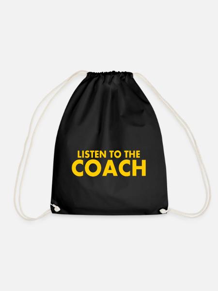 Listen to the coach - Sac de sport léger - noir