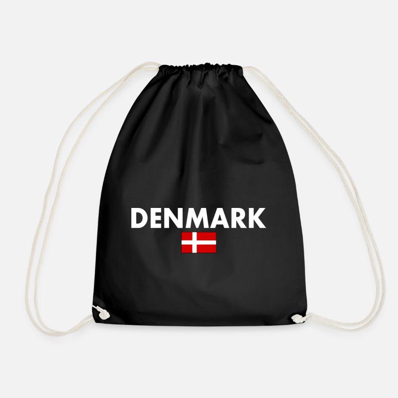Dänemark - Turnbeutel - Schwarz