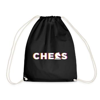 Pièces d’échecs - Sac de sport léger - noir - Devant