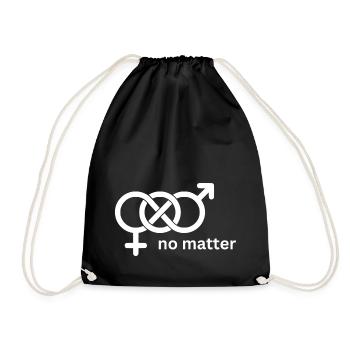 LGBT - Turnbeutel - Schwarz - Vorne
