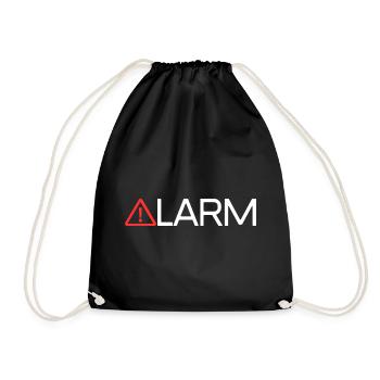 ALARM - Drawstring Bag - black - Front