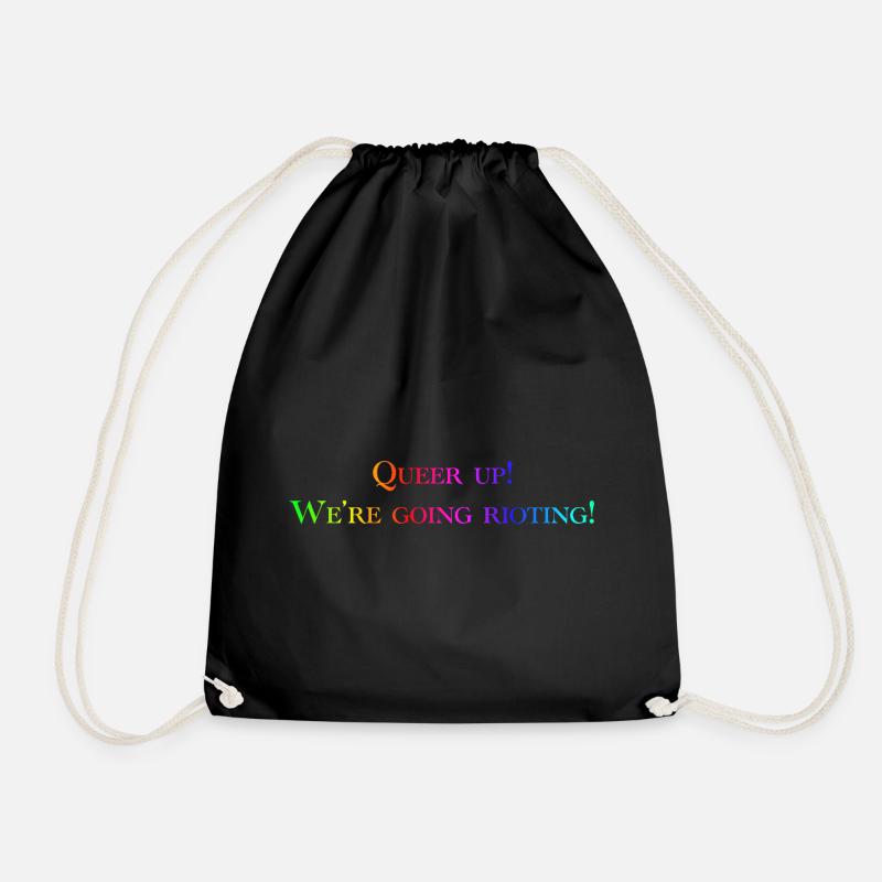 Queer Up - Sac de sport léger - noir