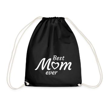 Beste Mama der Welt - Turnbeutel - Schwarz - Vorne