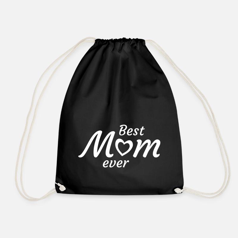 Beste Mama der Welt - Turnbeutel - Schwarz