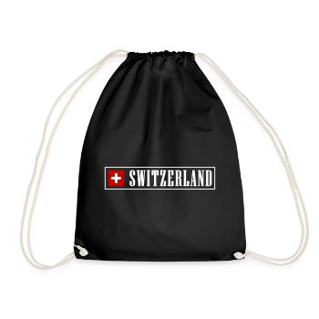 Suisse - Sac de sport léger - noir - Devant