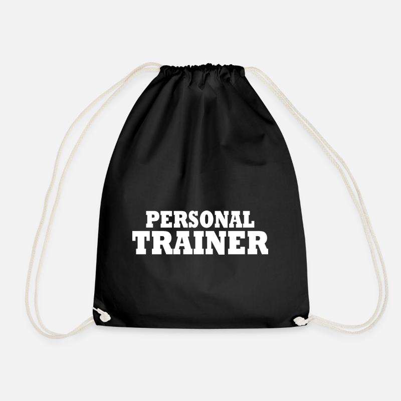 Personal trainer - Turnbeutel - Schwarz