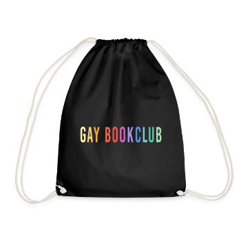 GAY BOOKCLUB - Turnbeutel - Schwarz - Vorne