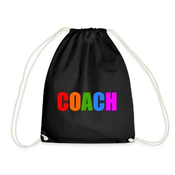 Coach - Drawstring Bag - black - Front