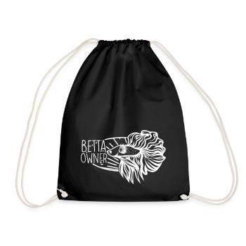 Betta Fish Besitzer Tropical Fish - Turnbeutel - Schwarz - Vorne
