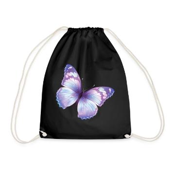 Butterfly - Turnbeutel - Schwarz - Vorne