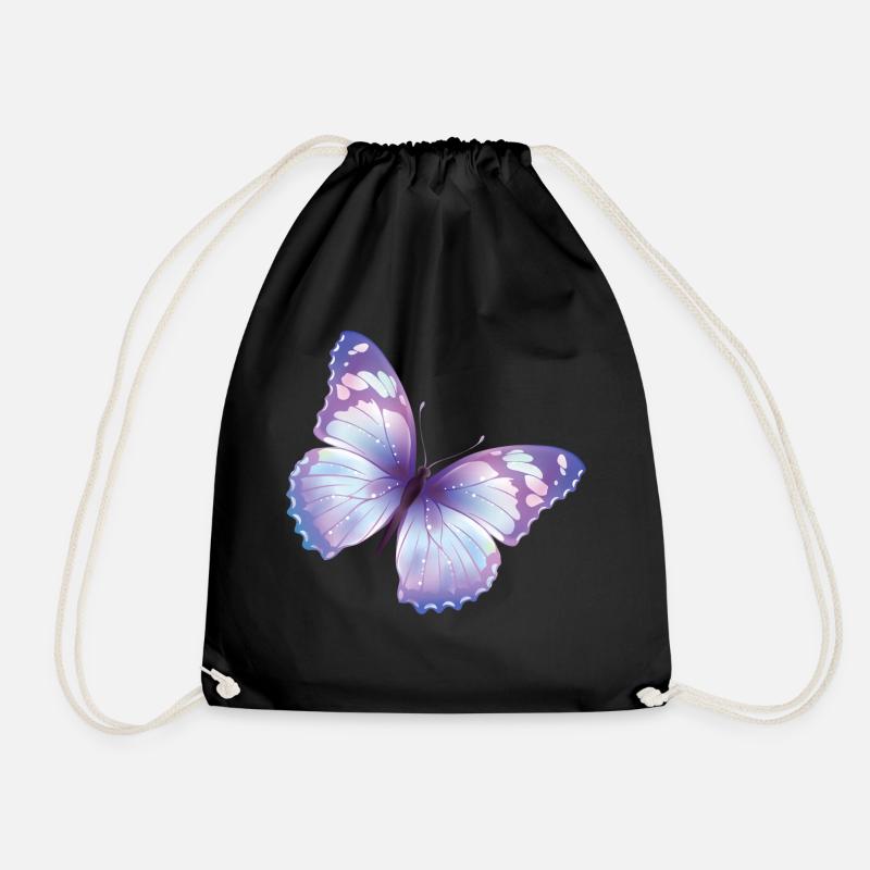 Butterfly - Turnbeutel - Schwarz