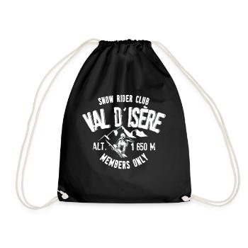 Val d Isere snow rider club - Sac de sport léger - noir - Devant