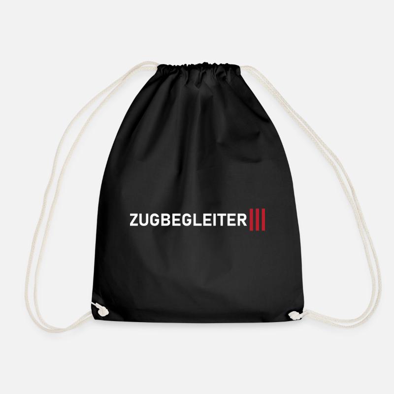 Zugbegleiter - Turnbeutel - Schwarz
