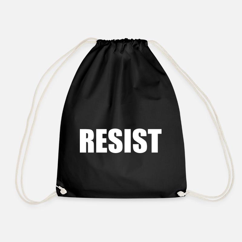 Resist - Turnbeutel - Schwarz