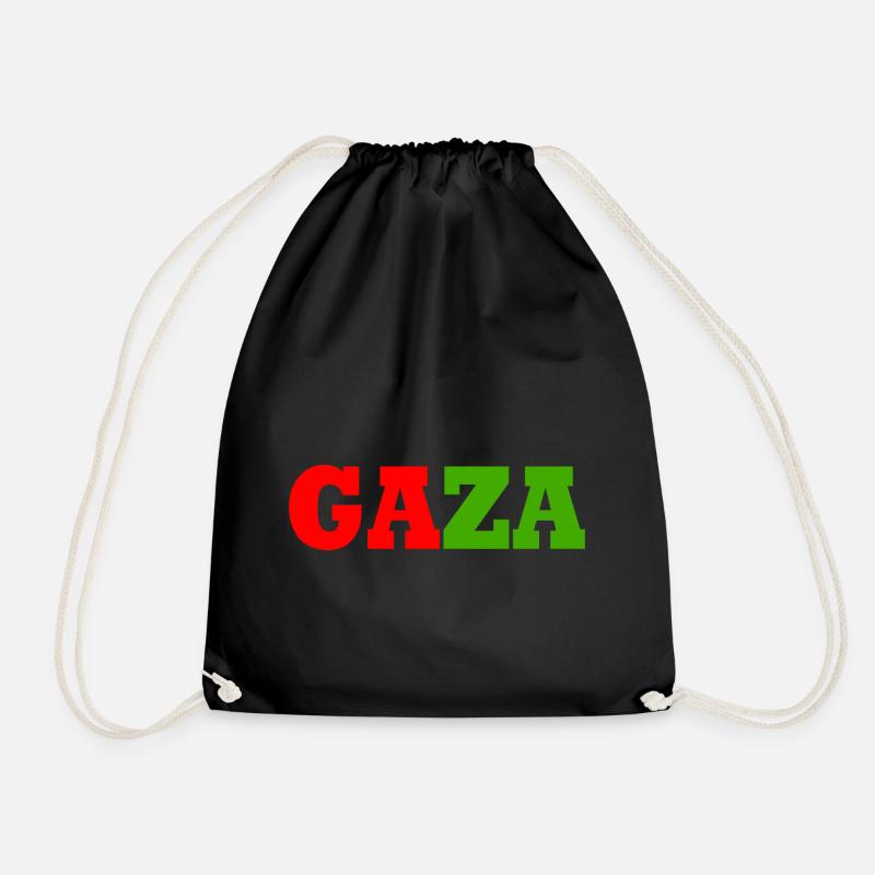 Gaza - Turnbeutel - Schwarz