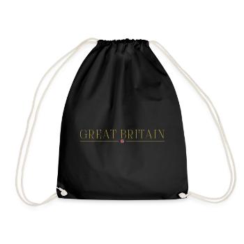 J’aime la Grande-Bretagne Royaume-Uni, T-shirt Style Design - Sac de sport léger - noir - Devant