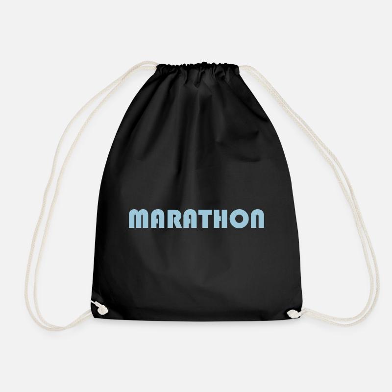 MARATHON - Turnbeutel - Schwarz
