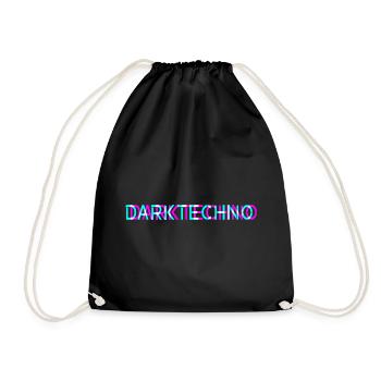Techno - Techno music - Rave - Dark Techno - Turnbeutel - Schwarz - Vorne