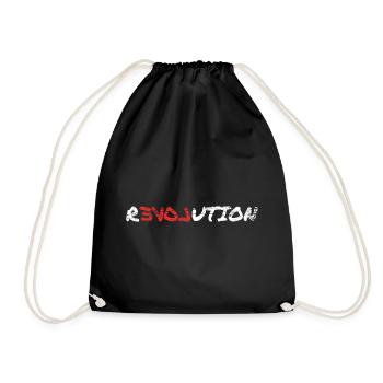 Revolution - Turnbeutel - Schwarz - Vorne