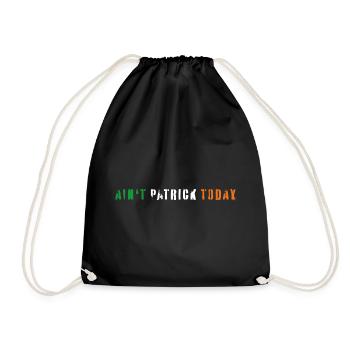 Ce n’est pas Pattrick aujourd’hui le jour de la Saint-Patrick - Sac de sport léger - noir - Devant