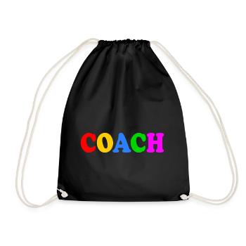 Coach - Drawstring Bag - black - Front