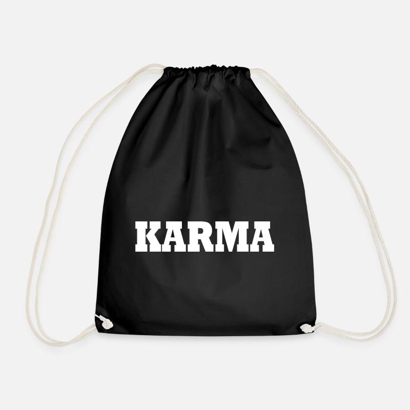 Karma - Turnbeutel - Schwarz