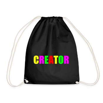 Creator - Turnbeutel - Schwarz - Vorne