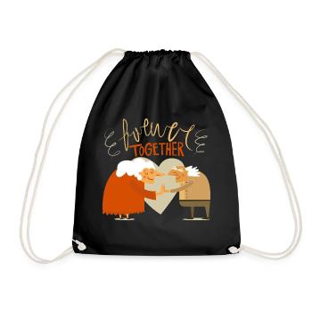 Grand parents - Sac de sport léger - noir - Devant