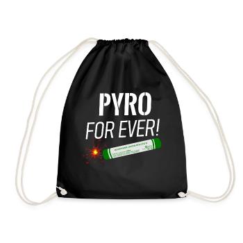 Pyro avant les feux d'artifice - Sac de sport léger - noir - Devant