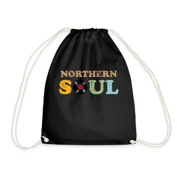 Northern Soul Music - Drawstring Bag - black - Front