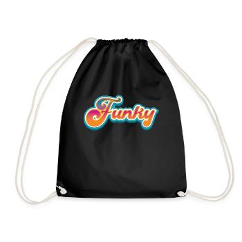 Funky Funk Music - Drawstring Bag - black - Front