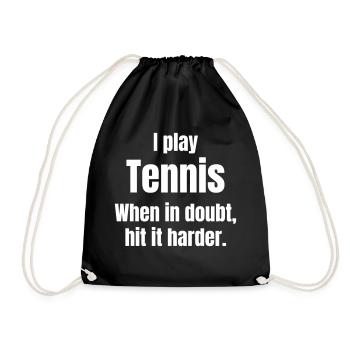 Tennis - Sac de sport léger - noir - Devant