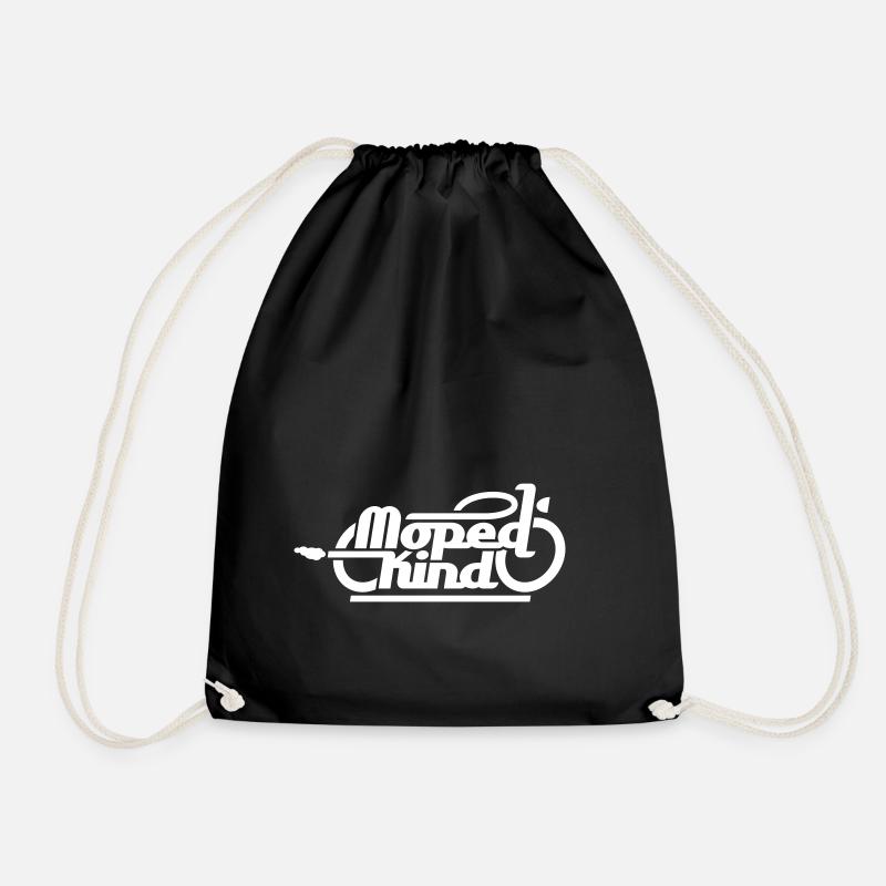 Moped Kind / Mopedkind (V1.0) - Turnbeutel - Schwarz