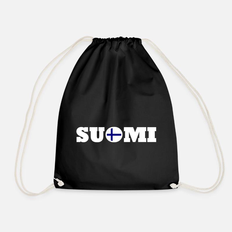 Suomi - Turnbeutel - Schwarz