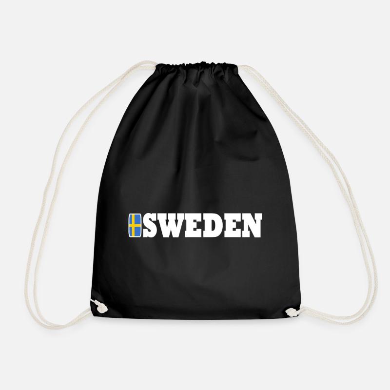 SCHWEDEN - Turnbeutel - Schwarz